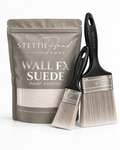 Wall FX Suede Starter Kit with suede texture additive and faux finish brushes.